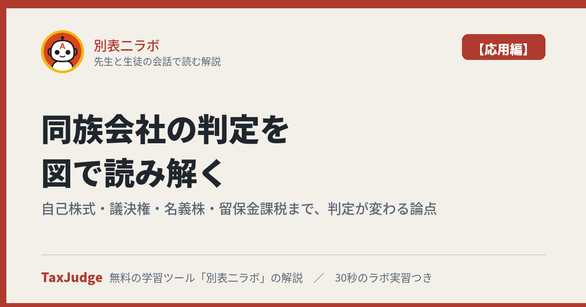 別表二ラボ【応用編】のアイキャッチ