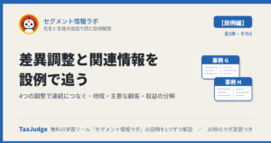 セグメント情報ラボ【設例・差異調整と関連情報編】