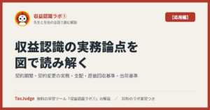 収益認識ラボ①【応用編】｜先生と一緒に図で学ぶ契約期間・契約変更の実務・支配・原価回収基準・代替的な取扱い