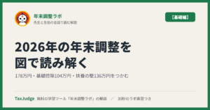 年末調整ラボ【基礎編】｜先生と一緒に図で学ぶ178万円・基礎控除・扶養の壁