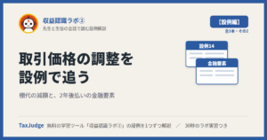 収益認識ラボ②【設例・顧客への支払と金融要素編】｜先生と一緒に図で学ぶ設例14 棚代の減額と2年後払いの利息